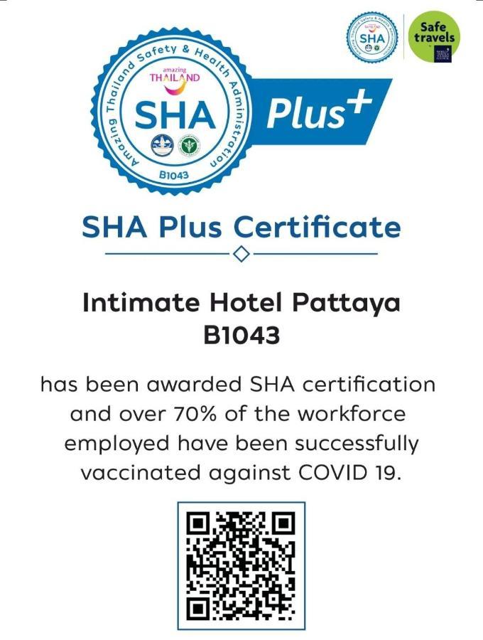 Intimate Hotel Pattaya - Sha Extra Plus Kültér fotó
